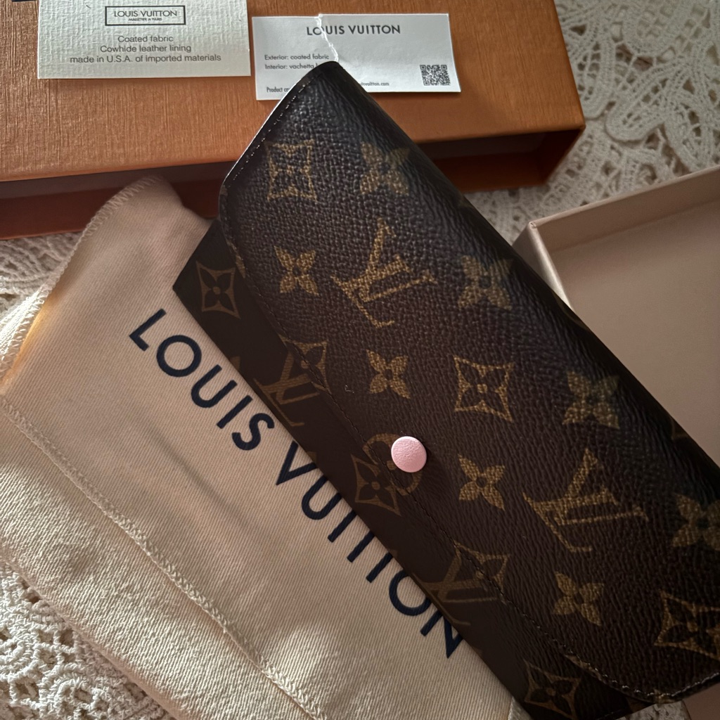 Louis Vuitton Black And Brown Monogram Wallet